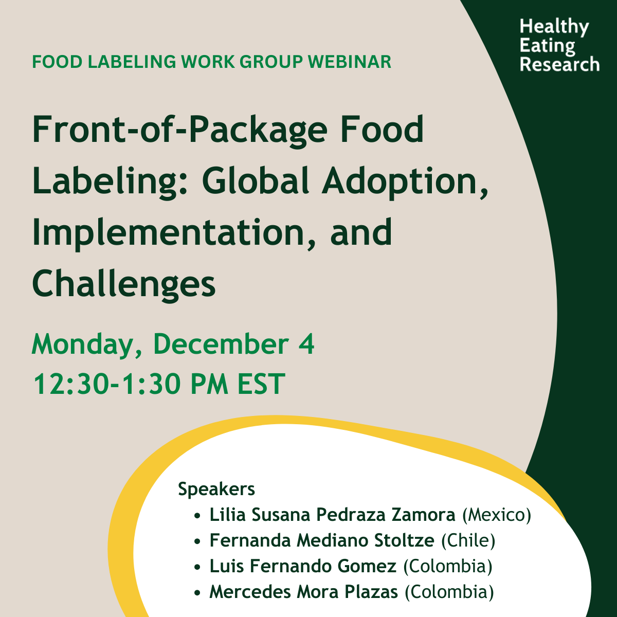 Front-of-Package Food Labeling: Global Adoption, Implementation, and  Challenges | Healthy Eating Research